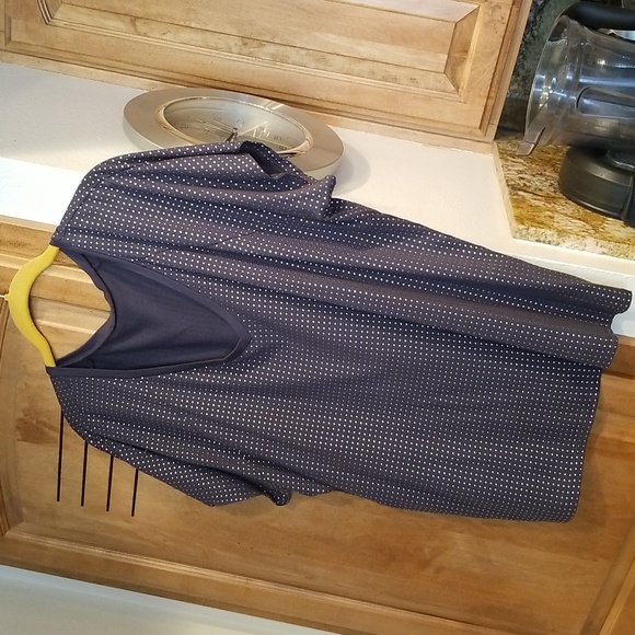 None Tops - Grey Studded Tee